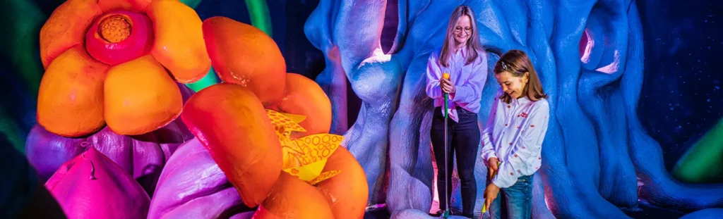 Golf in the Dark kinderfeestje header